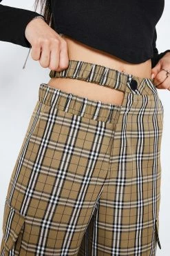 SOLADO Check Print Cut Out Pocket Patched Straight Pants -solado Sales Store jpeg e18fdb2e 74f0 4850 84e5 19407085447b 1800x1800