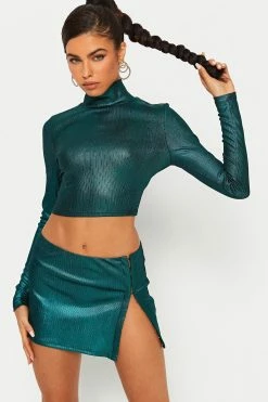 SOLADO Low Waist Split Hem Sheen Bodycon Mini Skirt -solado Sales Store jpeg e875c82d 1c8a 43fe 89ab 42dc1b384b68 1800x1800