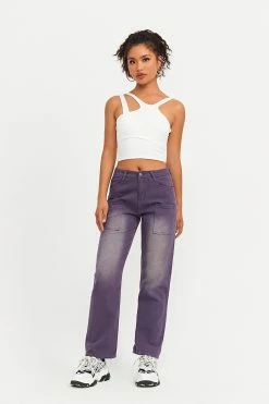 Solado High Waist Washed Pocket Patched Straight Leg Jeans -solado Sales Store jpeg e999f2f5 6fdd 4d4a 945e c7a65ab11dcf 1800x1800