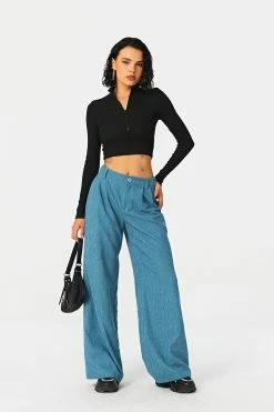 SOLADO Low Waist Ruched Draped Wide Leg Pants -solado Sales Store jpeg ea9e96b2 8d99 47f4 9e1a 493437d08da2 1800x1800