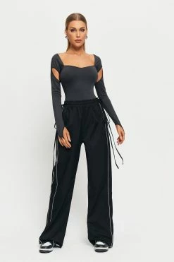 SOLADO Tie Detail Colorblock Trim Straight Cargo Pants -solado Sales Store jpeg ee857763 11d2 4dd6 ba28 36ac8977613b 1800x1800