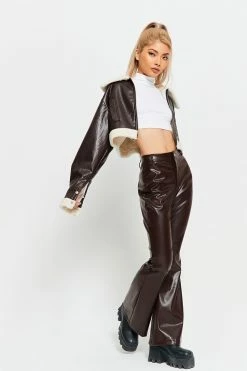 SOLADO Low Waist Dual Pocket PU Leather Flared Pants -solado Sales Store jpeg f0715d36 6dcc 408d 8a7b bc13012e3725 1800x1800