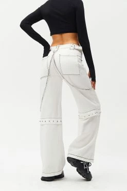 Solado Low Waist Top-stitching Chain Decor Wide Leg Jeans -solado Sales Store jpeg f38fdc38 e6c6 4ac7 b77b 96a051423915 1800x1800