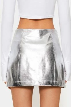 SOLADO High Waist A-Line Sheen Mini Skirt -solado Sales Store jpeg f9d5d55a f054 4876 8bce 291ffa831681 1800x1800