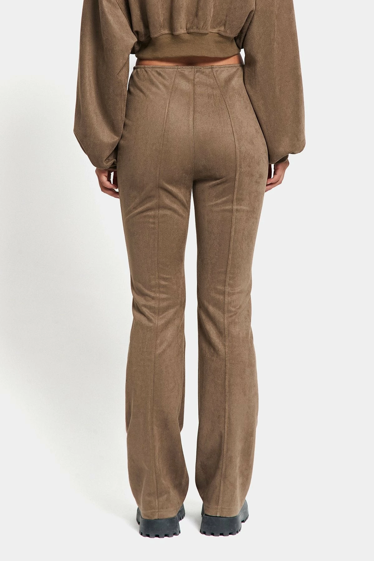 SOLADO Low Waist Seam Detail Solid Straight Pants 9 SOLADO Low Waist Seam Detail Solid Straight Pants - Image 7